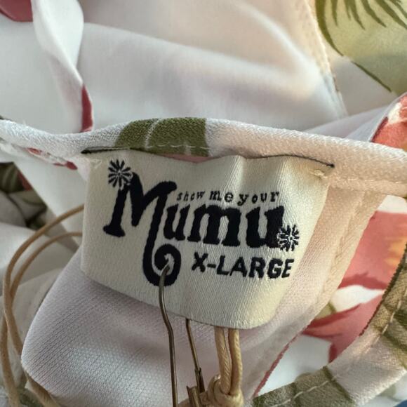 Show Me Your Mumu Gomez Mini Dress Lily Lady NWT Size XL Halter Floral - Picture 8 of 8